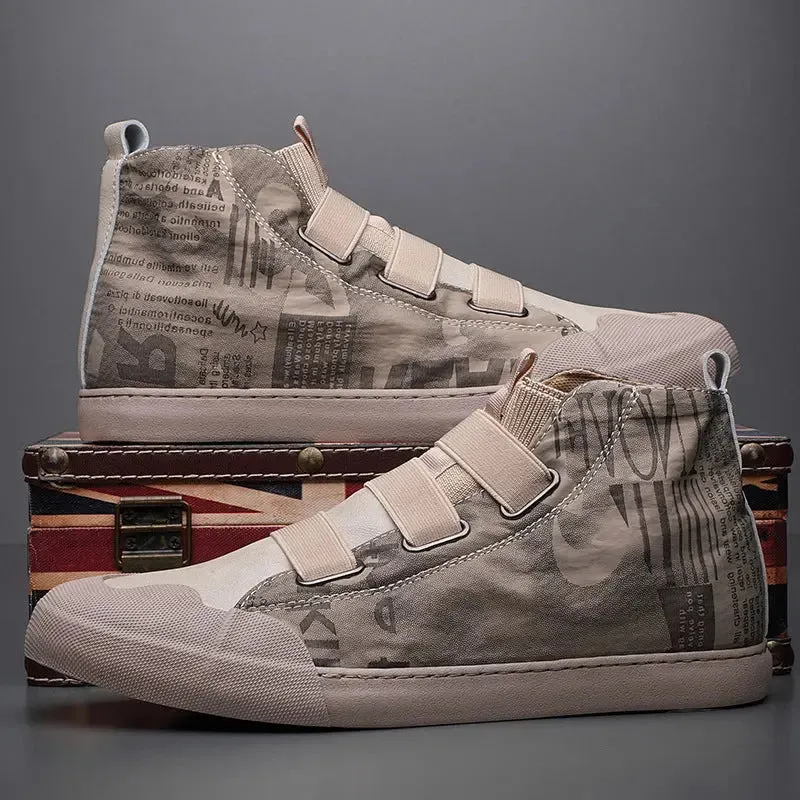 Men's High-top Camouflage Shoes