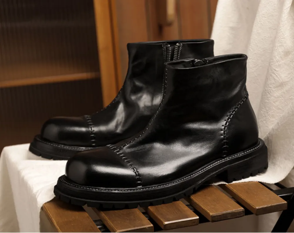 Men's Zip Chelsea Boots