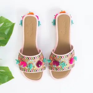 Multi Color Phoebe Flats