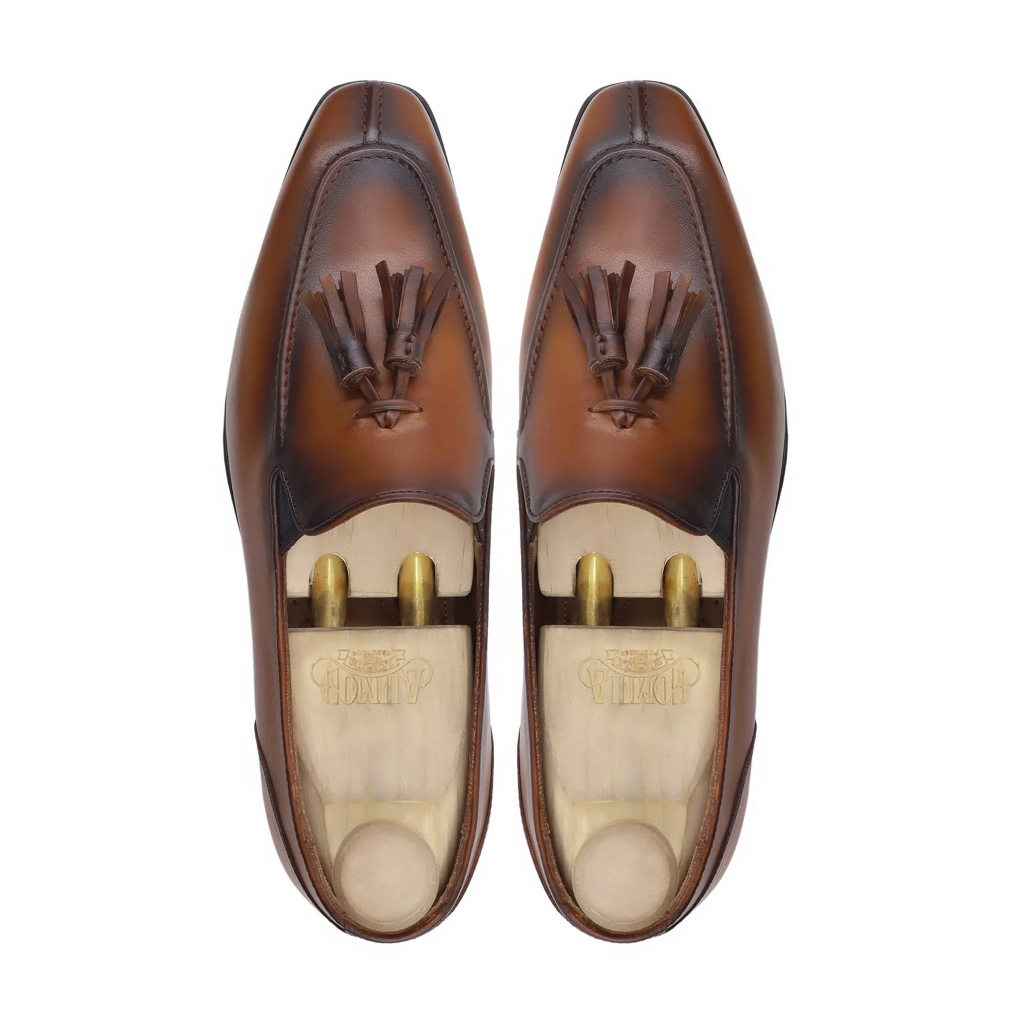 Nafplio - Men's Burnish Brown Calf Leather Loafer