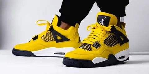 Nike Air Jordan 4 Retro "Lighting" Sneaker