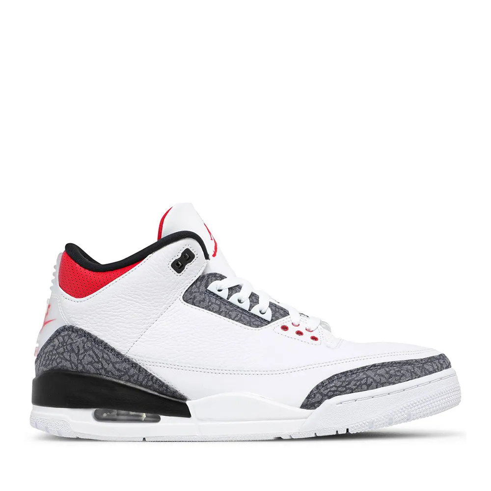 NIKE AIR JORDAN3 FIRE RED DENIM