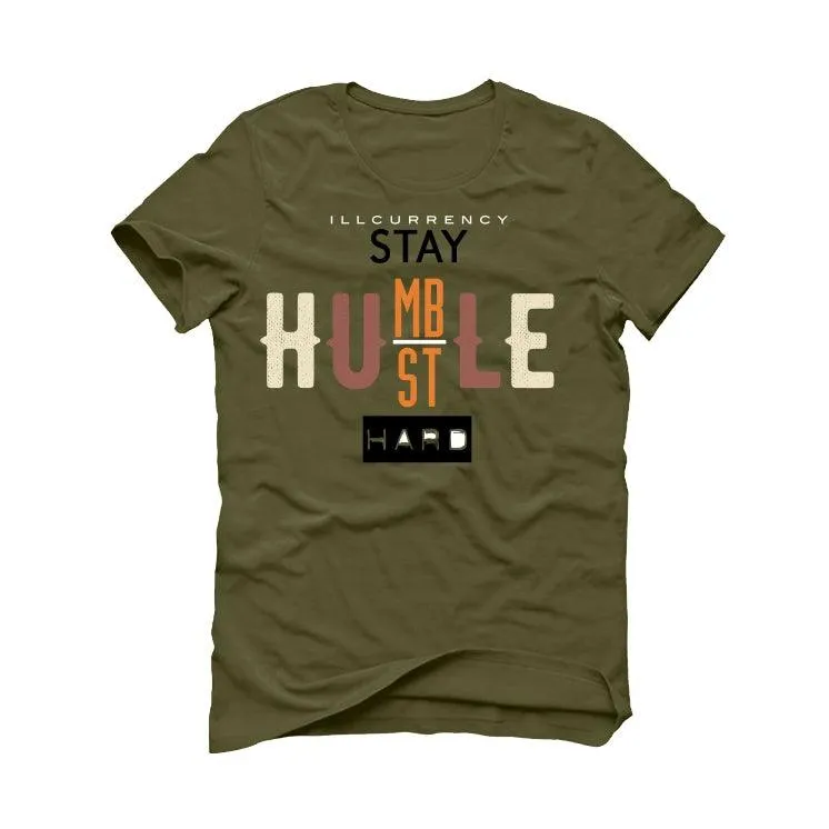 Nike Dunk Low ‘Crazy Camo’ Multi Camo Military Green T-Shirt (Stay Humble Hustle Hard)