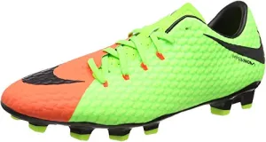 Nike Herren Hypervenom Phelon 3 Fg Fußballschuhe, Grün (Elctrc Green/Black-Hyper Orange-Volt), 43 EU