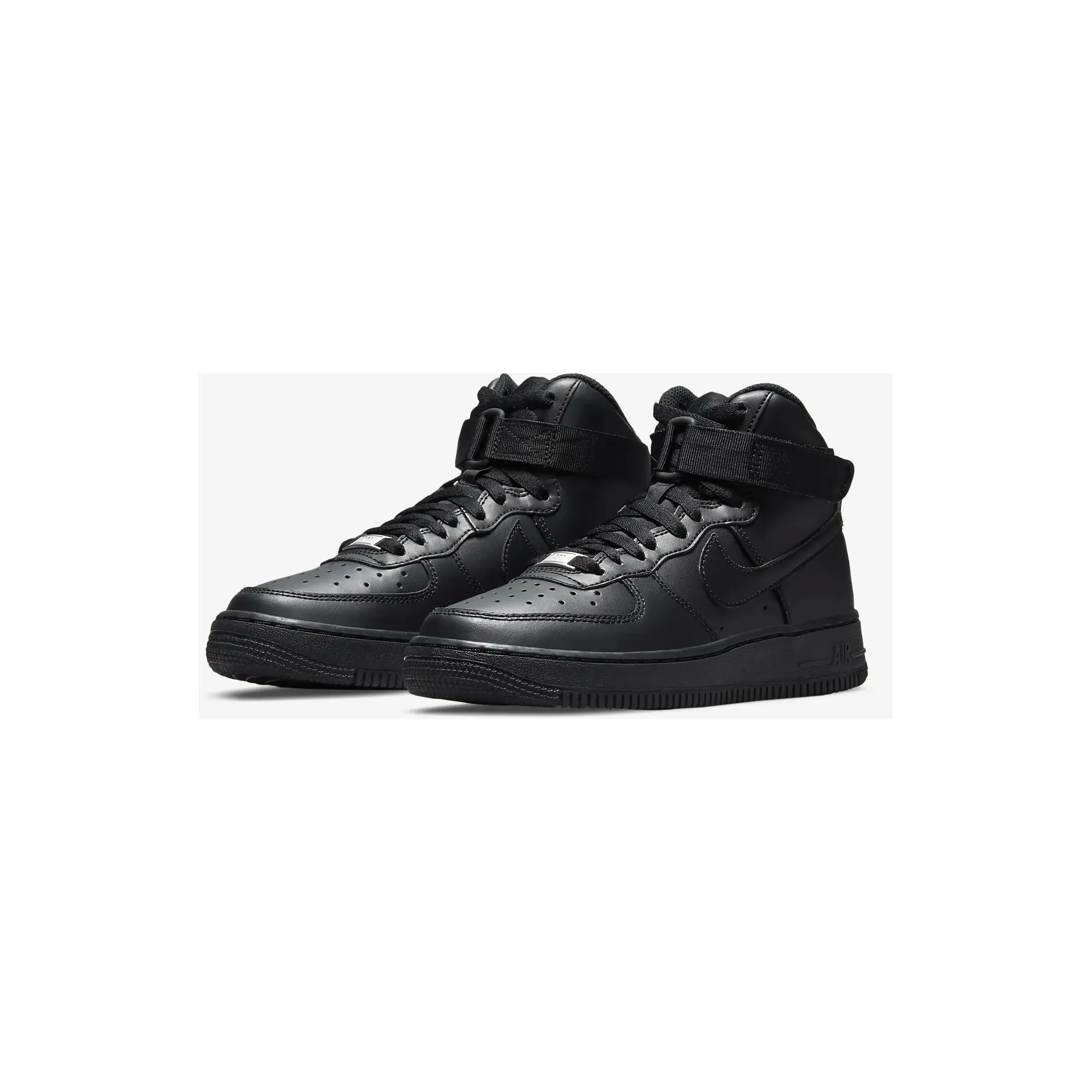 Nike Kid's Air Force 1 High LE Shoes - All Black