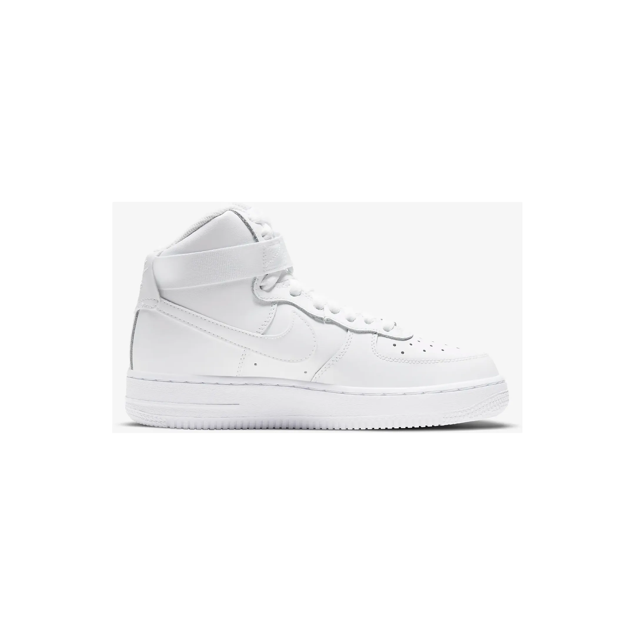 Nike Kid's Air Force 1 High LE Shoes - All White