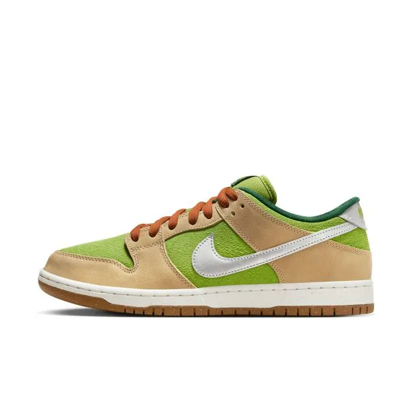 Nike SB Dunk Low Pro "Escargot" Sesame- Metallic Silver - Pear - Fir