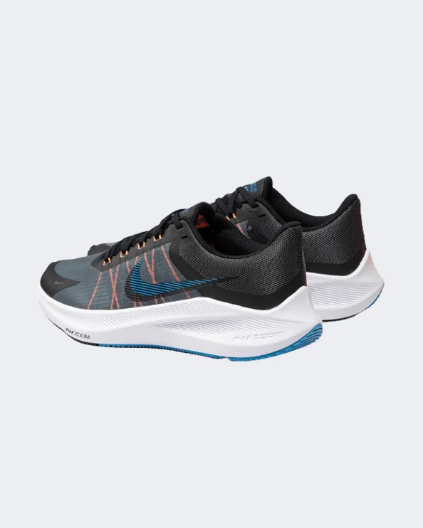 Nike Zoom Winflo 8 Men Running Shoes Black/Grey/Blue