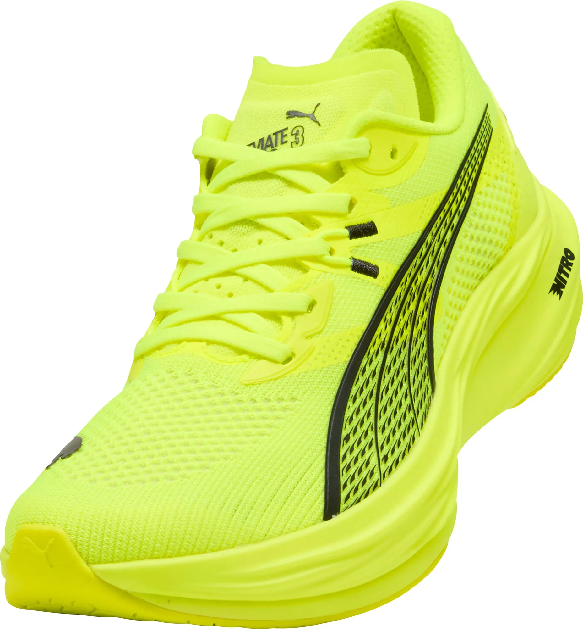 Puma Deviate Nitro 3 Mens Running Shoes - Yellow