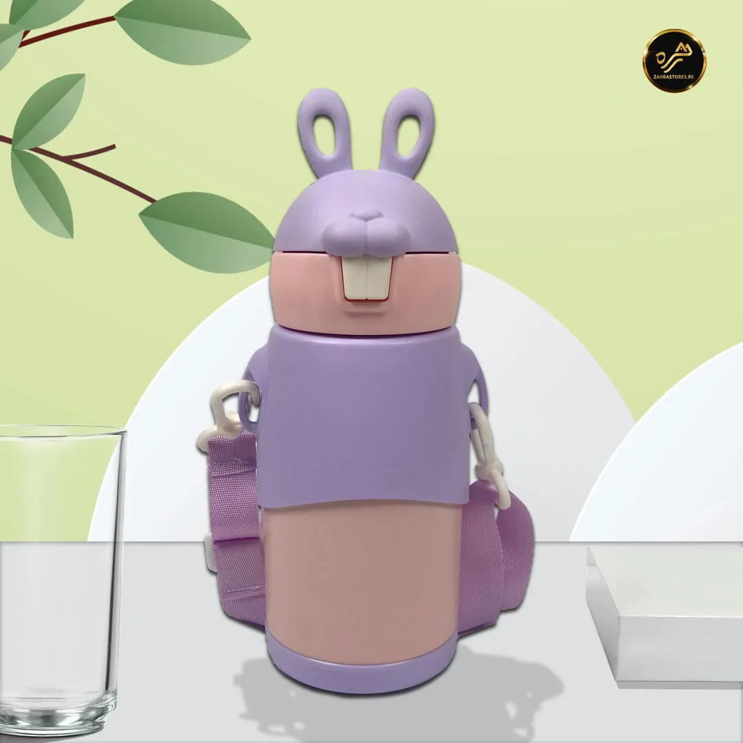 Rabbit Shape Vacuum Thermos Cup Water Bottle