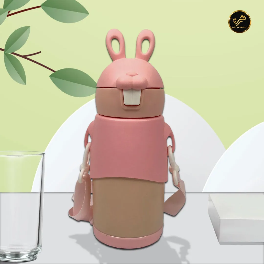 Rabbit Shape Vacuum Thermos Cup Water Bottle