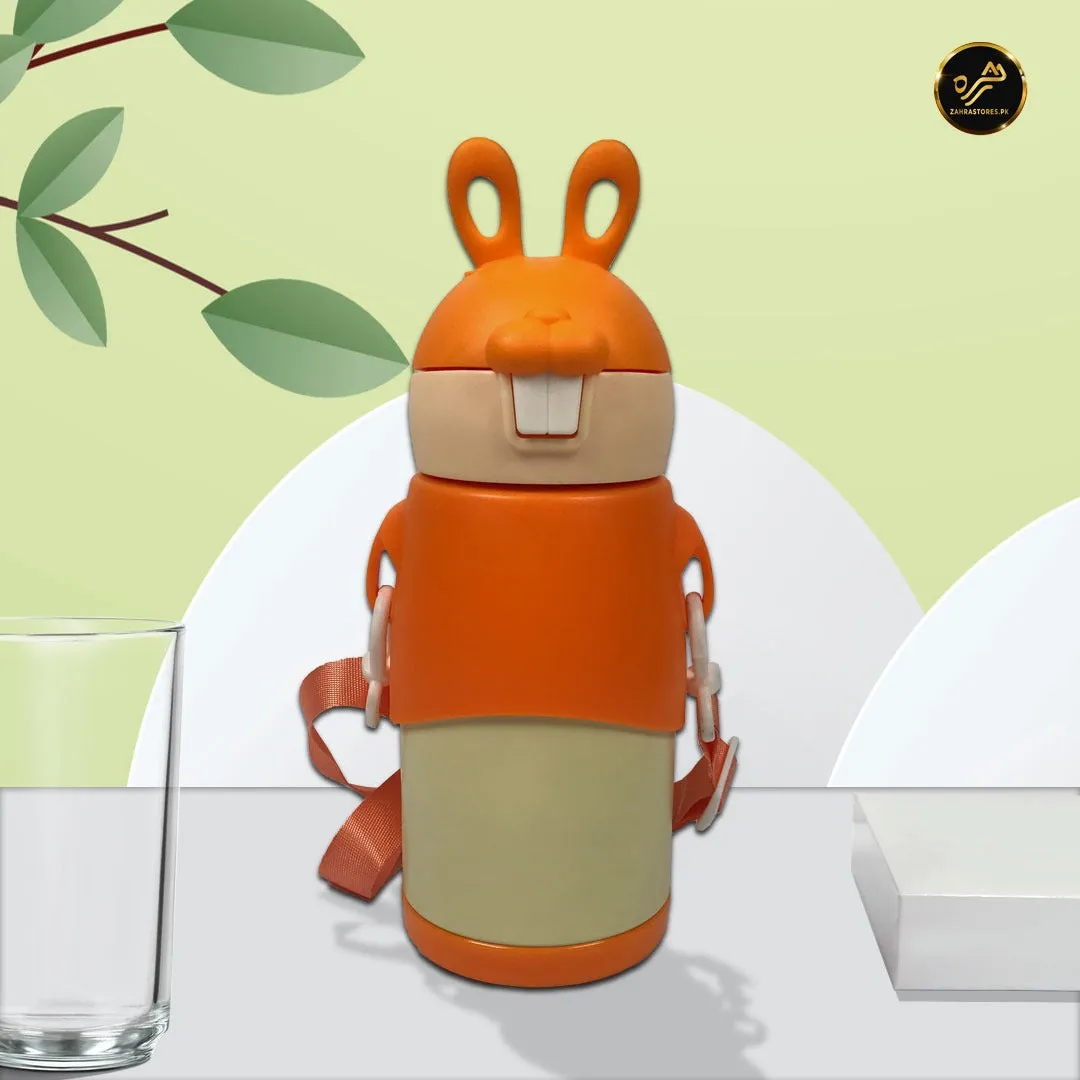 Rabbit Shape Vacuum Thermos Cup Water Bottle