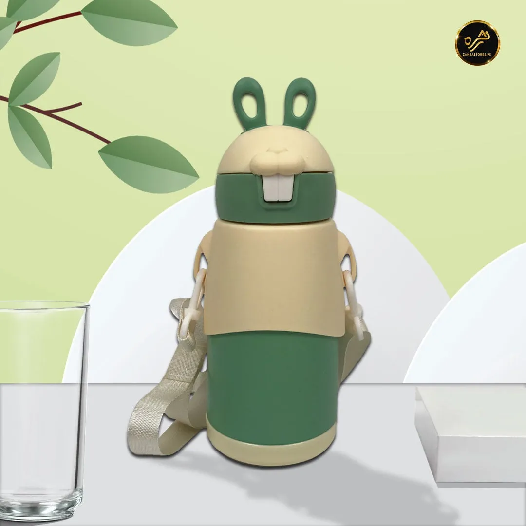 Rabbit Shape Vacuum Thermos Cup Water Bottle