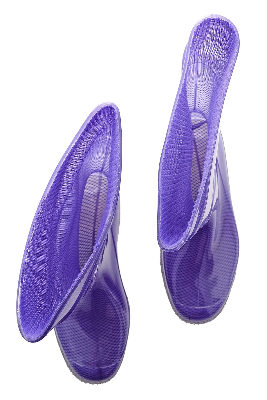 RAINDROPS AMABEL Purple Fluo Rubber Boots