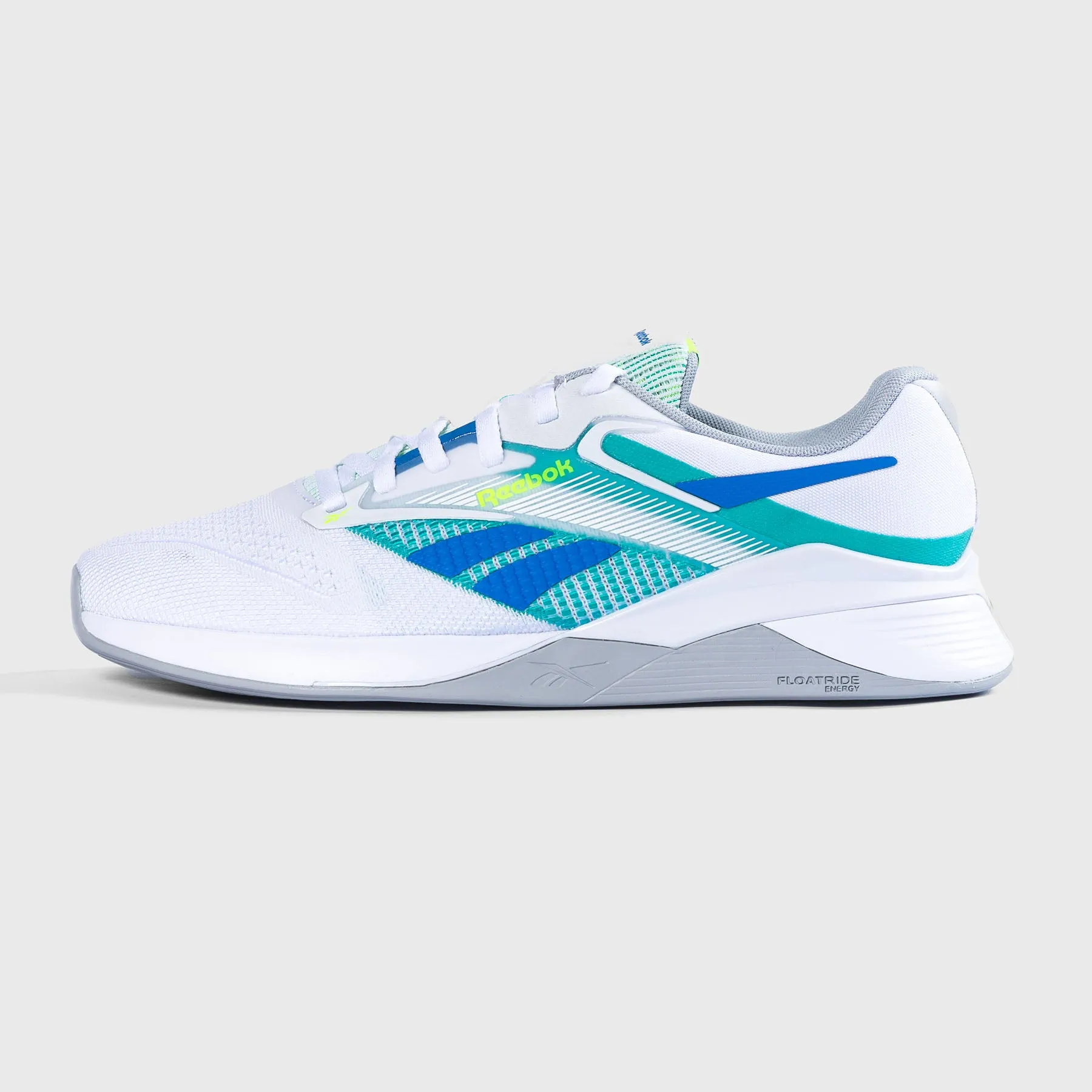 REEBOK - NANO X4 - MEN'S - WHITE/UNLEASHED GREEN/GREY