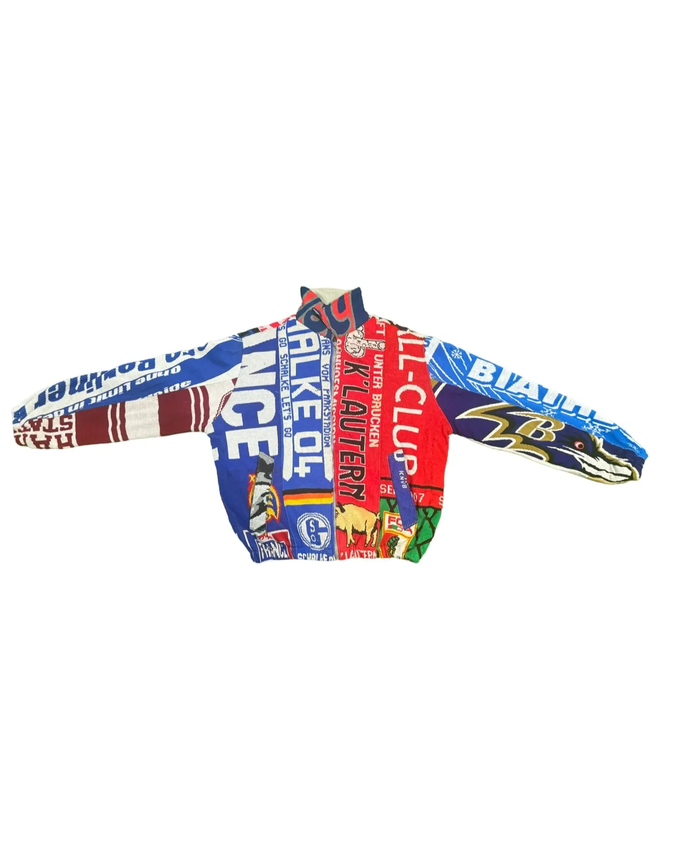 Rework Style Jackets Made From Footbal Scarves