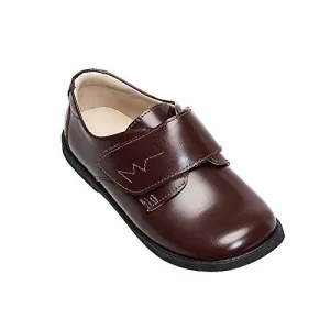 Scholar Boy Velcro Toddler Brown