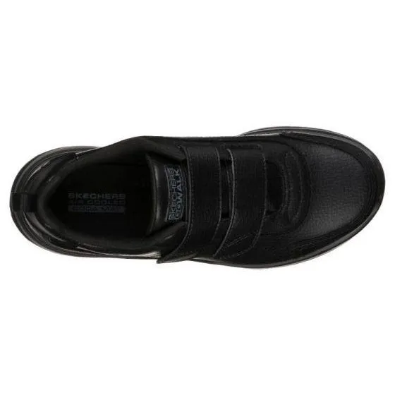 Skechers Womens Steady Loyal All Black Hook Loop