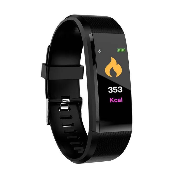 Smart Bracelet Color Screen Watch Step Counting Heart Rate Sports Gift Student