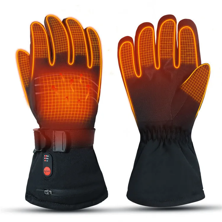 Sports Skiing Waterproof Intelligent Three Gear Touch Screen Electric Gloves