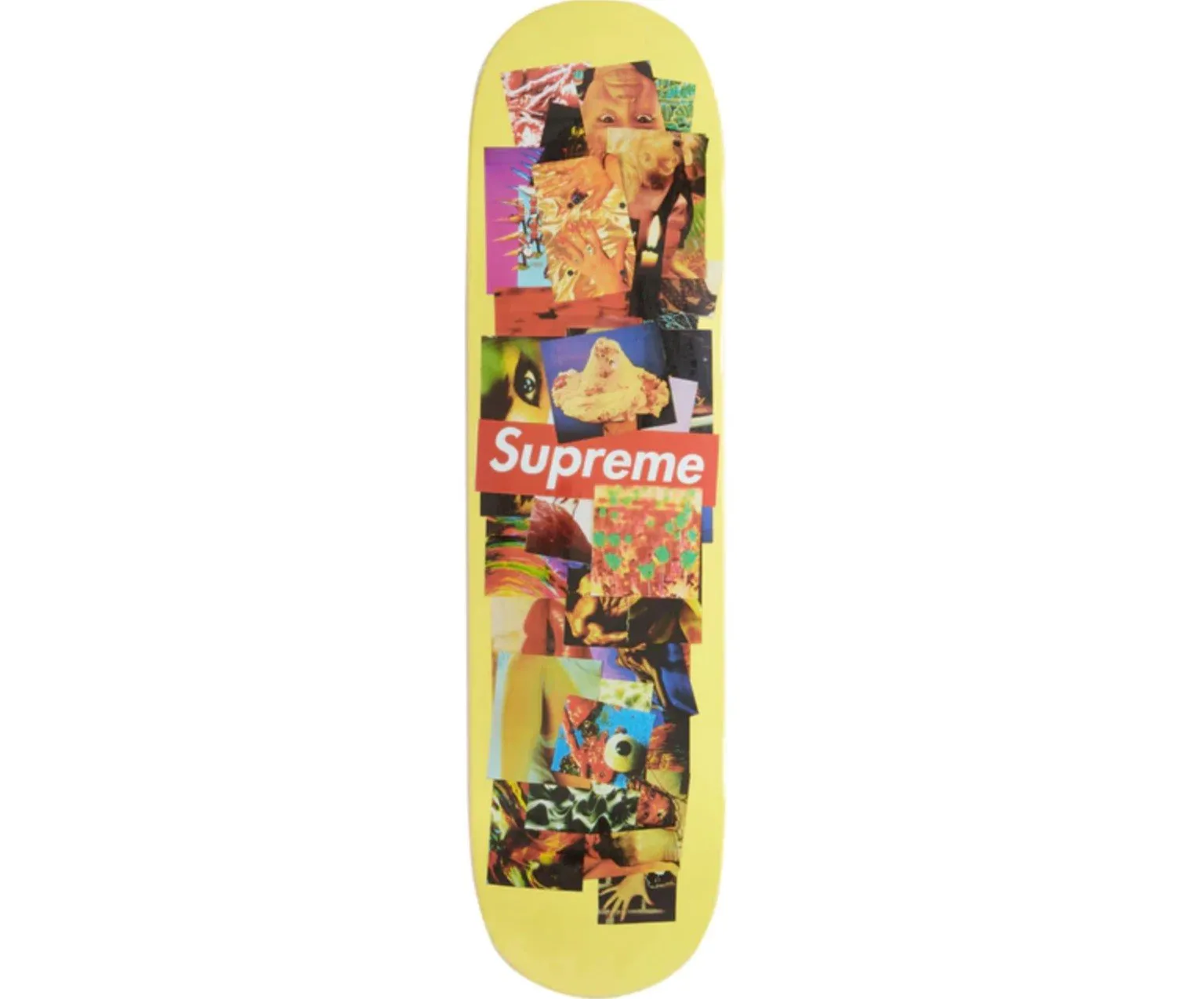 Stack Yellow Skateboard Art Deck by Supreme