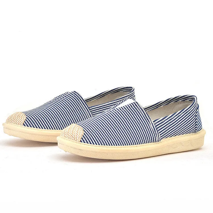 Style Breathable Slip-on Flat Soft Canvas Shoes