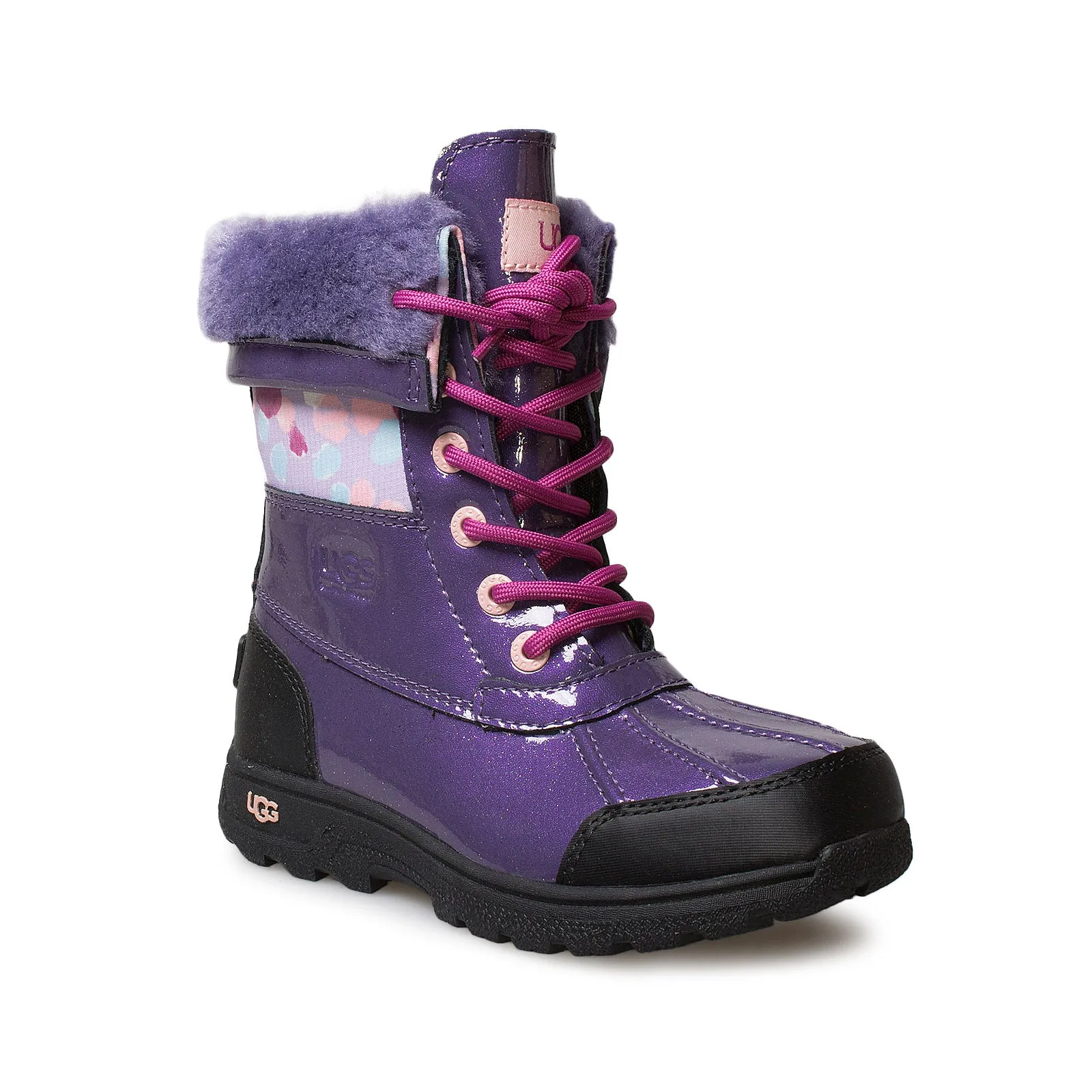 UGG Butte II Purple Velvet Boots - Youth