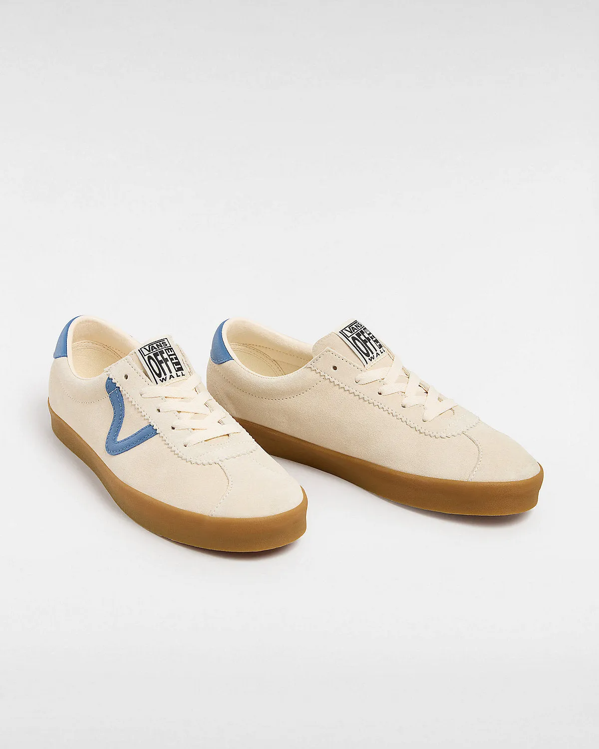 VANS MEN'S SPORT LOW WHITE/NAVY SNEAKER SHOES