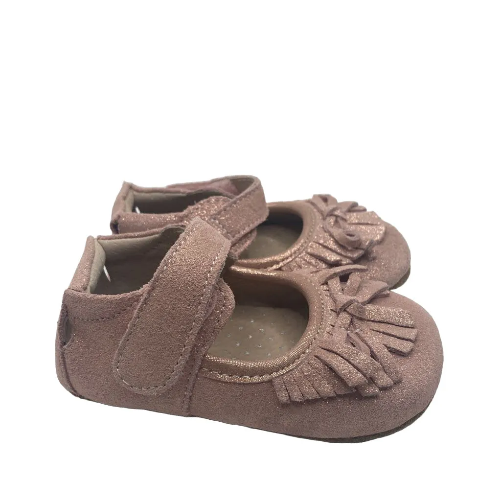 Velcro Suede Mary Janes