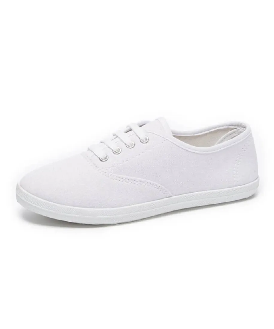 White Canvas Sneakers