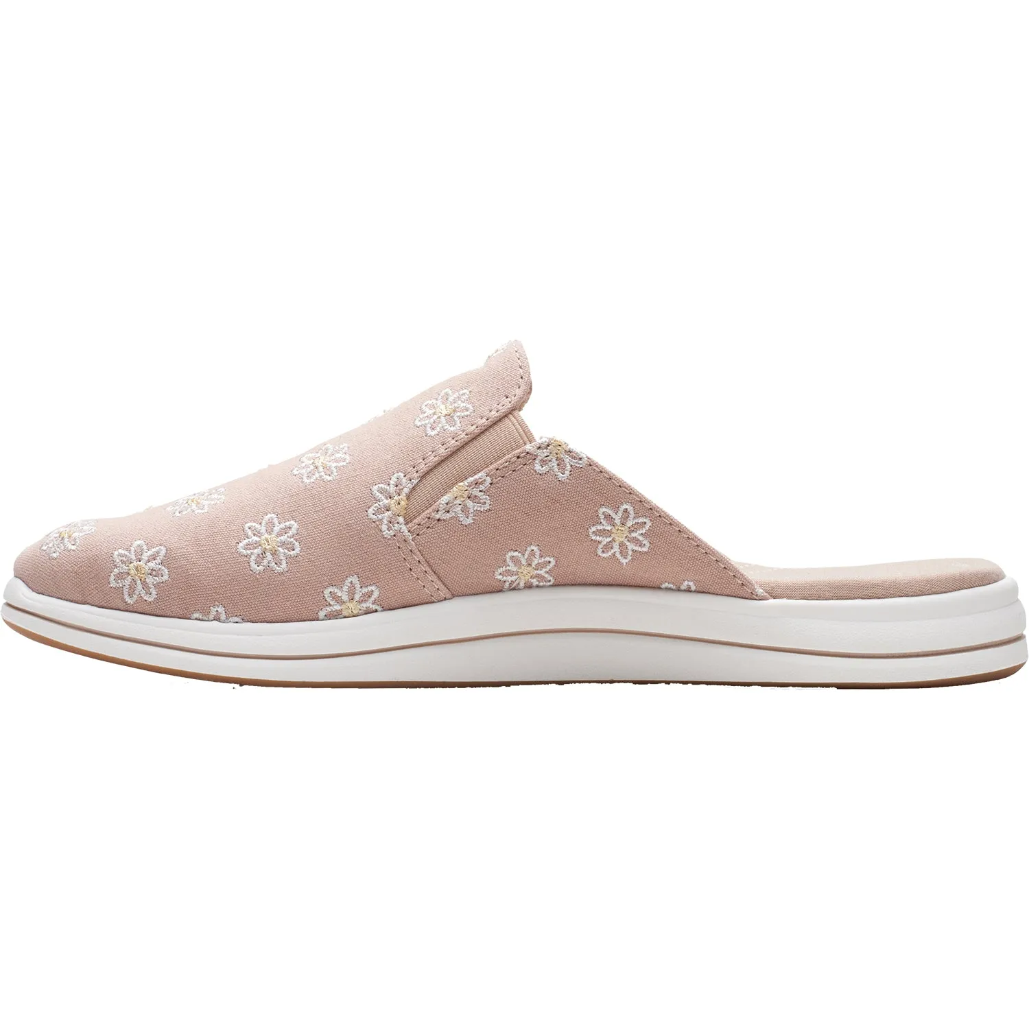 Women's Clarks Breeze Shore Taupe Floral Canvas