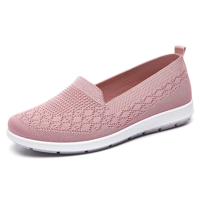 Women's Cloth Breathable Flat Soft Bottom Canvas Shoes