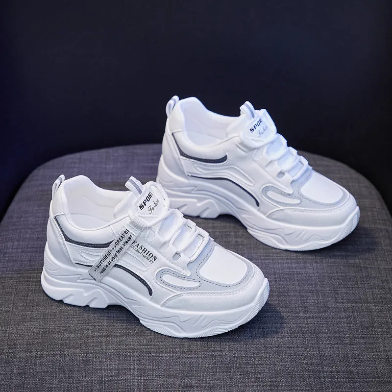 Women's Increasing Insole Dad Spring Korean Style Sneakers