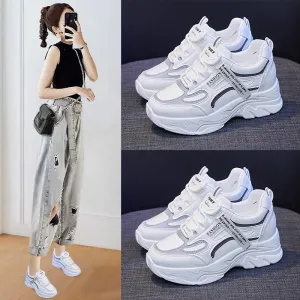 Women's Increasing Insole Dad Spring Korean Style Sneakers