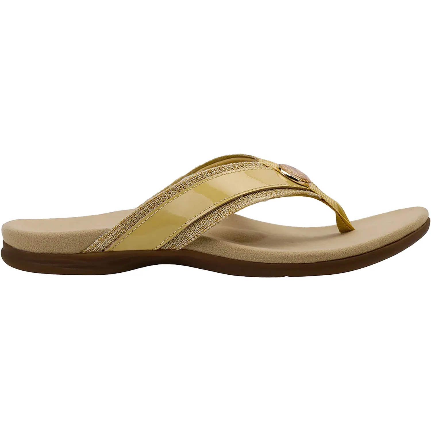 Women's Spenco Sutton Flip New Wheat Leather