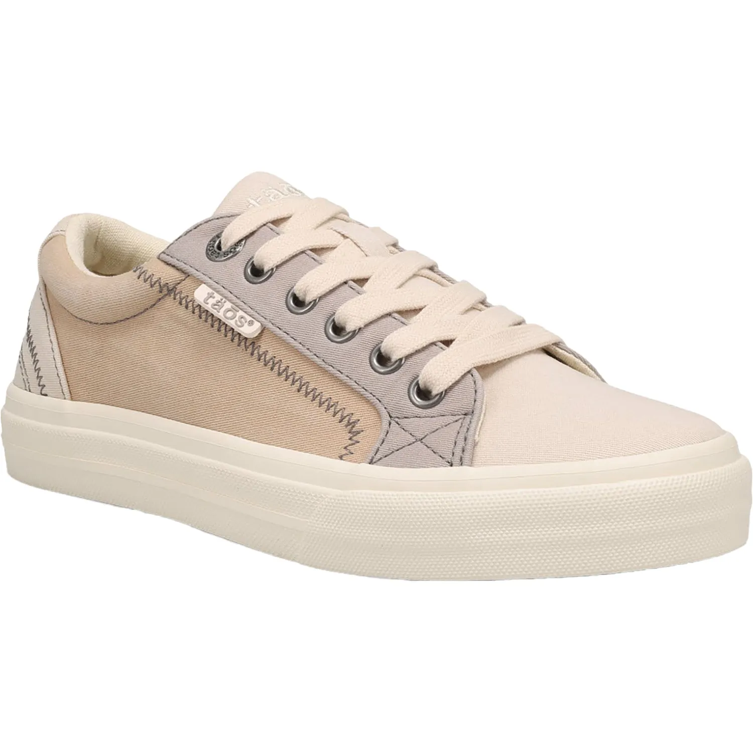 Women's Taos Plim Soul Ecru/Tan Multi Canvas